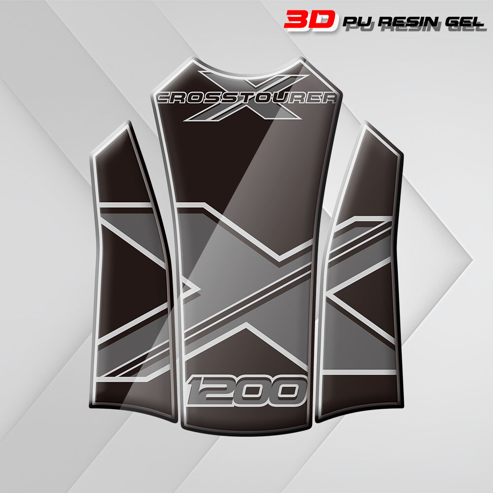 Motorcycle Fuel Tank Protector Sticker For Honda VFR800X/F (2010-2020) - 3D Traction Pad - View #3