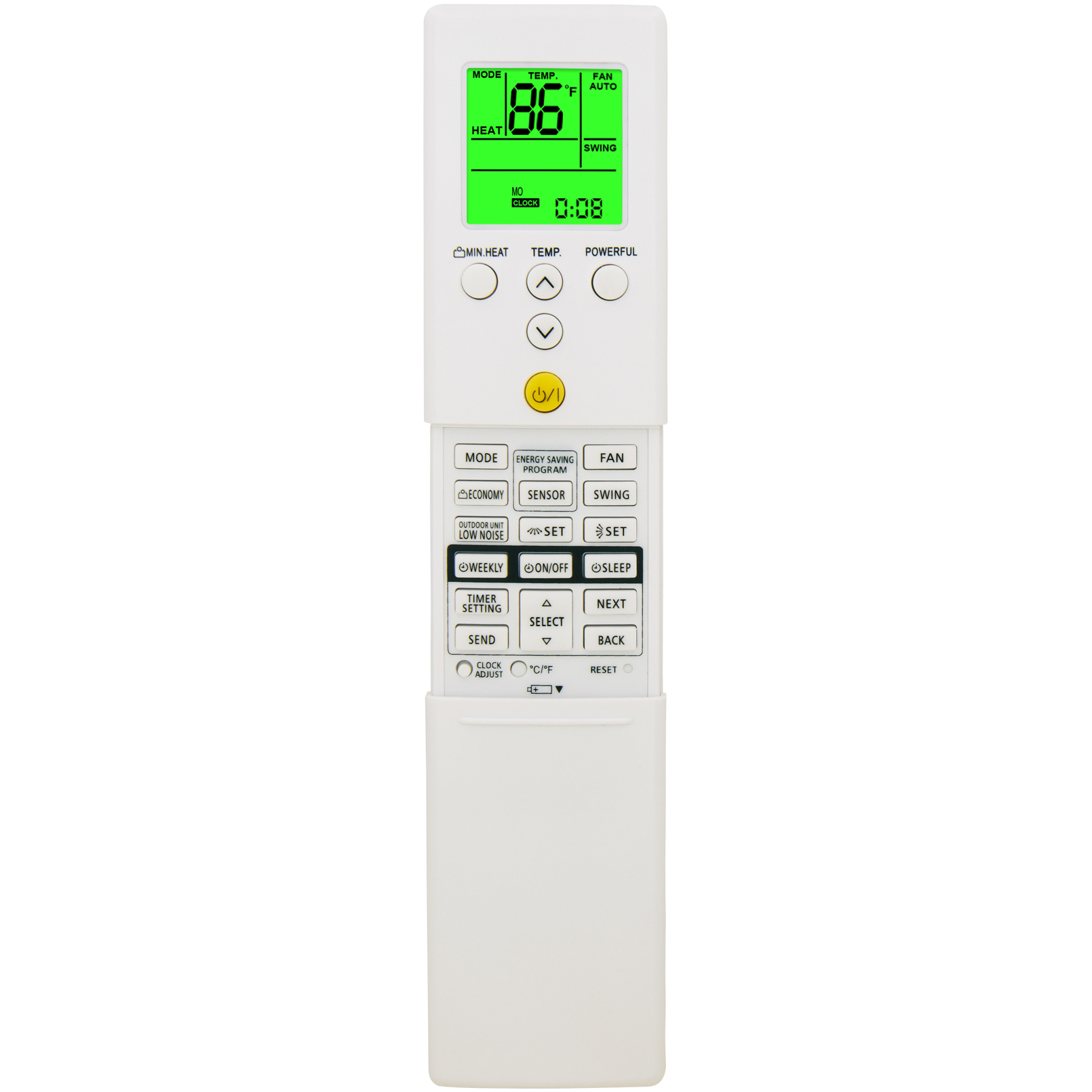 Replacement for Fujitsu AC Air Conditioner Remote Control 9319208008
